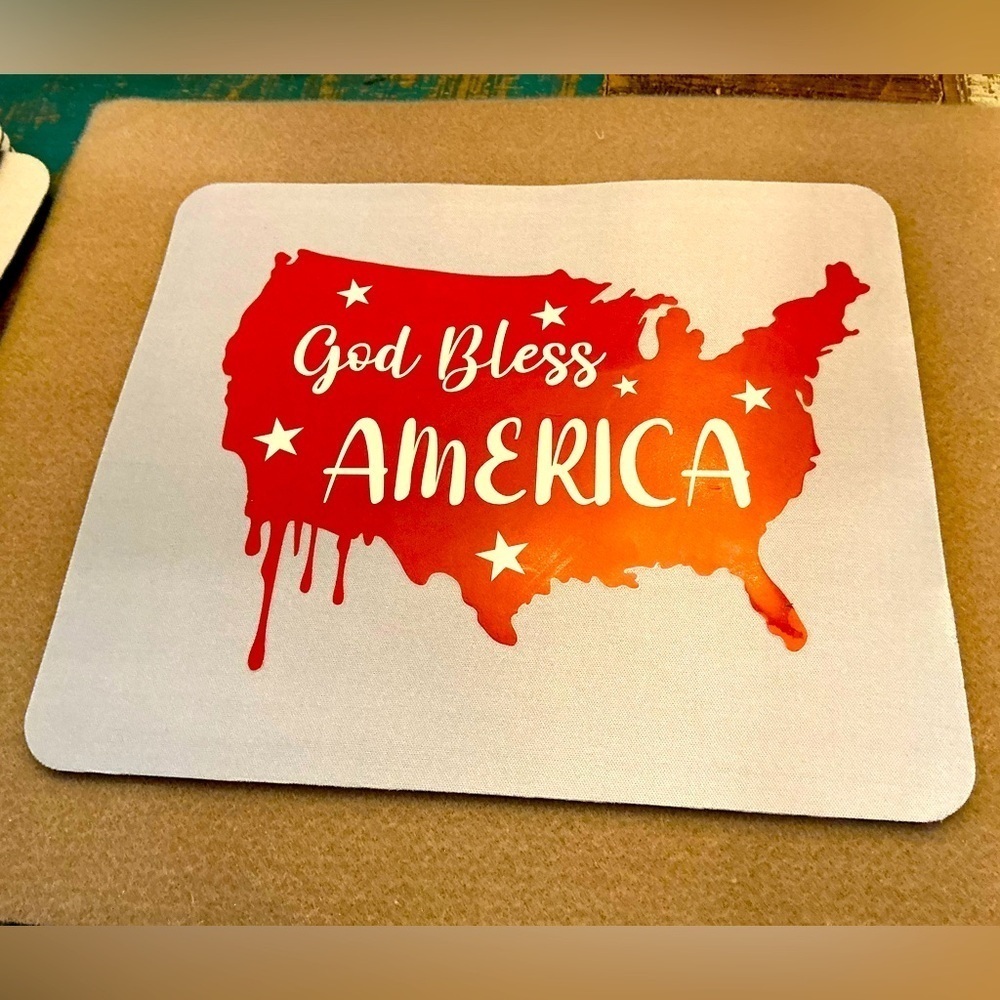 Hand Pressed Mouse Pad! Brand New!